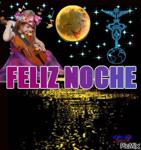 Feliz Noche - Бесплатный анимированный гифка