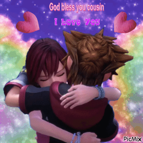 God Bless you Cousin - Free animated GIF