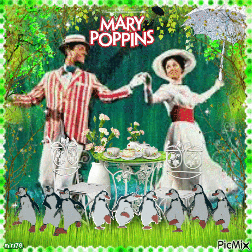 Mary Poppins - Zdarma animovaný GIF