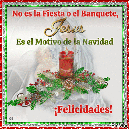 Jesús es la Navidad - Бесплатный анимированный гифка