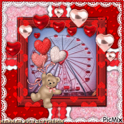 {♥♥♥}Bear with Balloons{♥♥♥} - Gratis animerad GIF