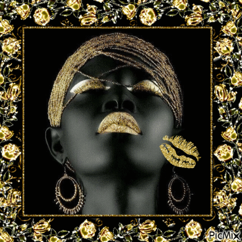 Black and gold - Besplatni animirani GIF