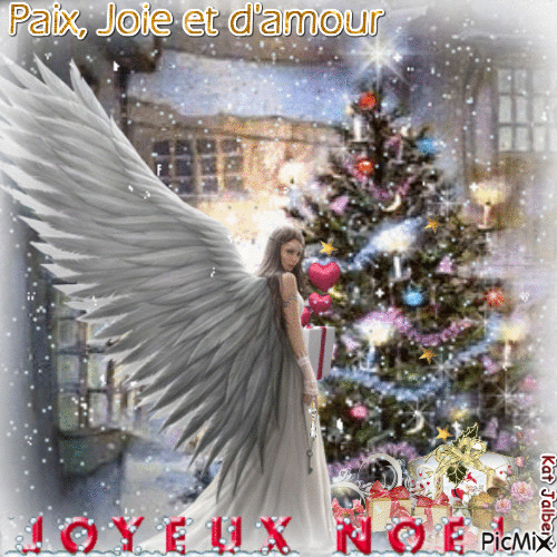 Joyeux Noel - Бесплатный анимированный гифка