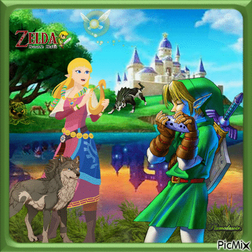 Zelda. - Zdarma animovaný GIF