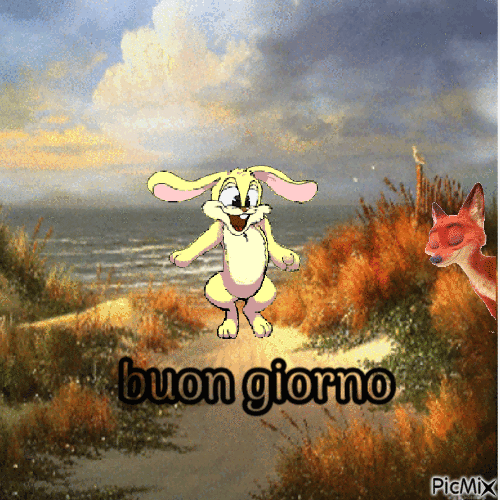 buon giorno - Bezmaksas animēts GIF
