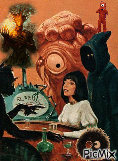 Reunión de monsters - Animovaný GIF zadarmo