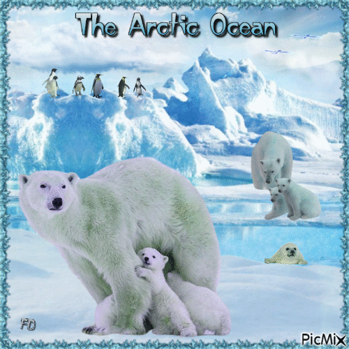 The arctic ocean - Gratis animerad GIF