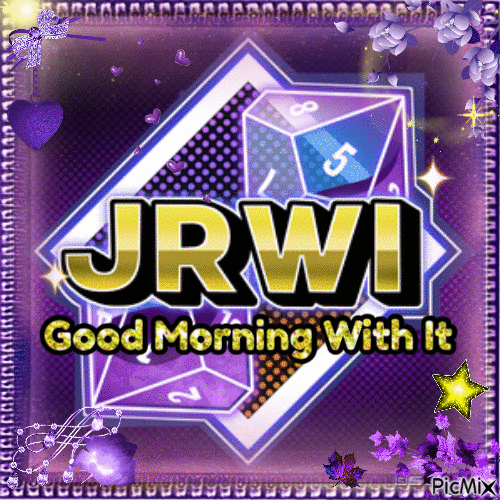 JRWI Just Roll With It Good Morning gif - Δωρεάν κινούμενο GIF