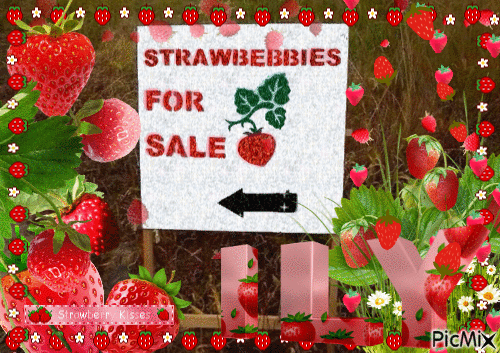 Strawbebbies - Бесплатный анимированный гифка