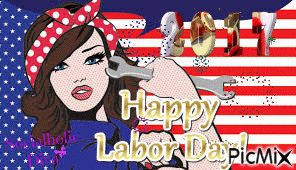 2017 labor day - GIF animado gratis