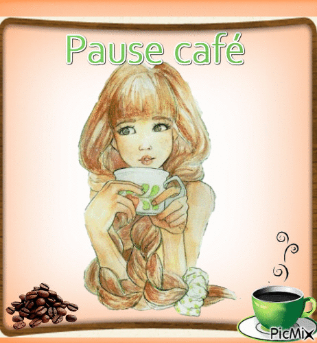 Pause café - Darmowy animowany GIF