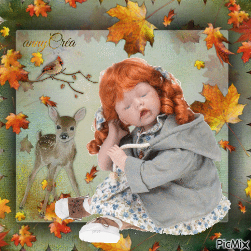Autumn doll - Ingyenes animált GIF