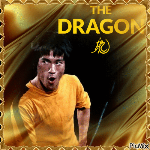 Bruce Lee - Nemokamas animacinis gif