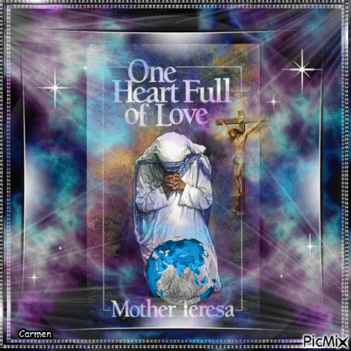 Santa Madre Teresa di Calcutta - Бесплатни анимирани ГИФ