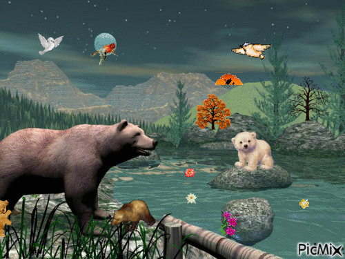 Jungle - Bezmaksas animēts GIF