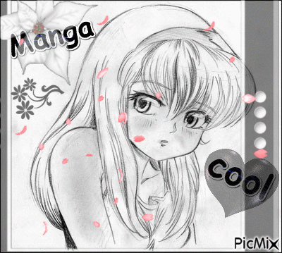 Manga cool - Nemokamas animacinis gif