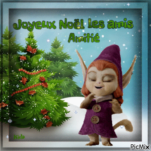 Joyeux Noël - GIF animasi gratis