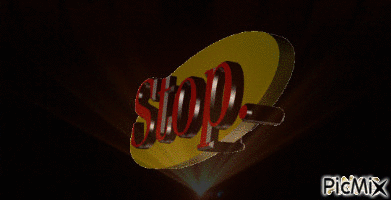 STOP - GIF animado grátis