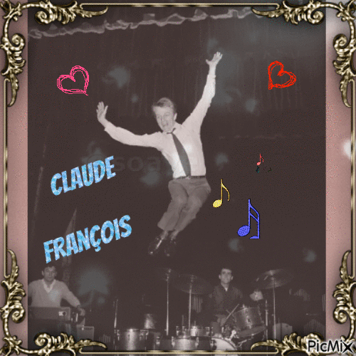 Claude François "cloclo" - Free animated GIF