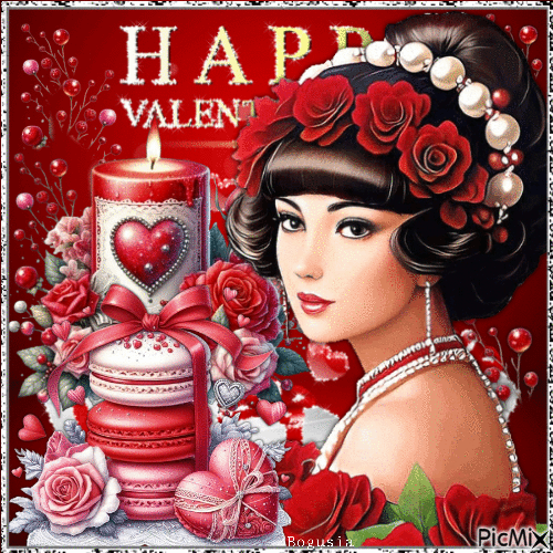 Lady Valentine - GIF animasi gratis