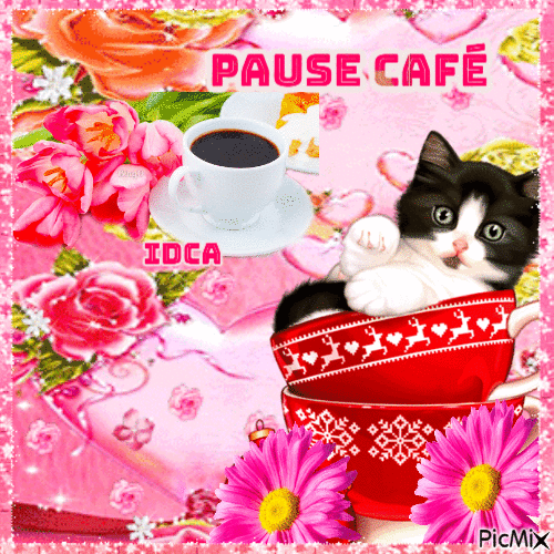 Pause café - Бесплатный анимированный гифка