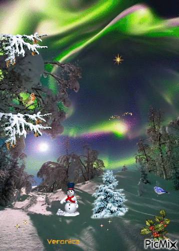 Winterzauber - Ingyenes animált GIF