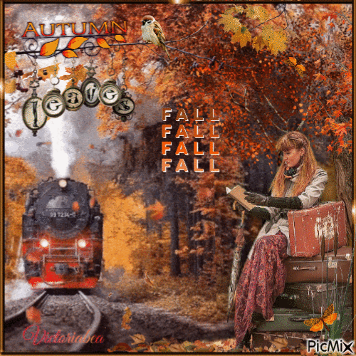 Autumn leaves - Gratis animeret GIF