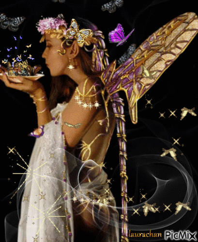 Queen of butterflies - GIF animé gratuit