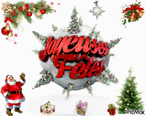 Joyeuses fêtes les amis (ies) ♥ - Бесплатный анимированный гифка