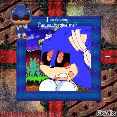 {#}Cute Sonic.exe{#} - Δωρεάν κινούμενο GIF