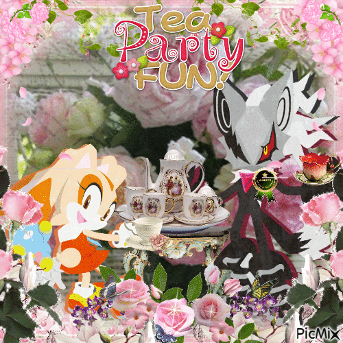 tea party fun.... - 無料のアニメーション GIF
