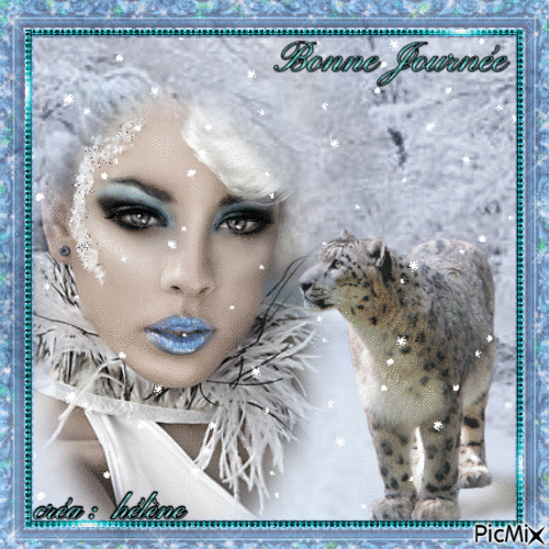 Anyu et la panthère des neiges - Gratis animerad GIF