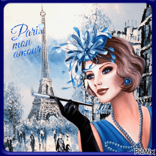 PARIS MON AMOUR - GIF animé gratuit