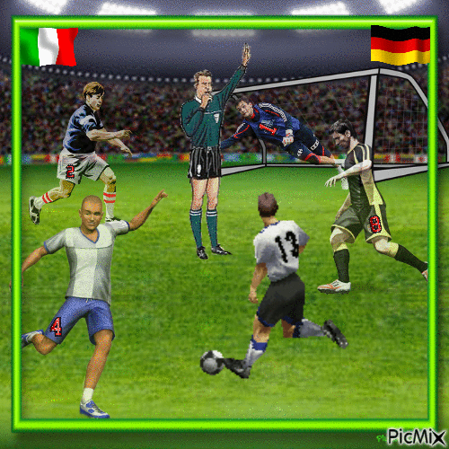 Italie 1-0 Allemagne. - Kostenlose animierte GIFs