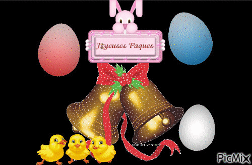 joyeuses pâques - GIF animado grátis