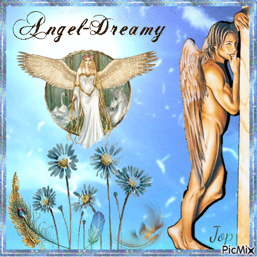 Angel Dreamy - Darmowy animowany GIF