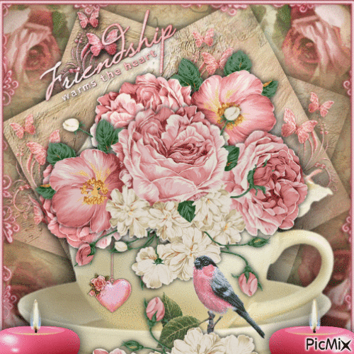 Cup of Roses-RM-04-14-24 - GIF animé gratuit