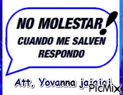 No molestar - Бесплатный анимированный гифка
