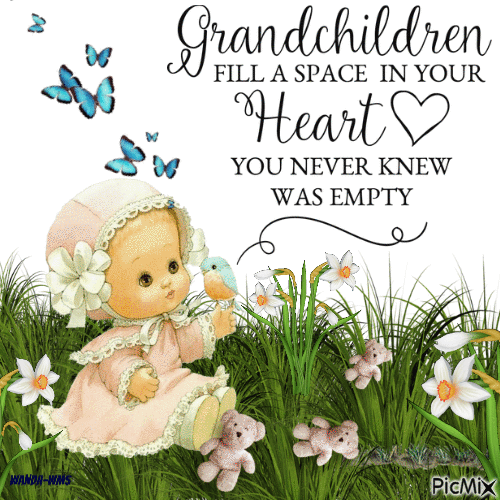 Grandchildren-cute-baby - 無料のアニメーション GIF