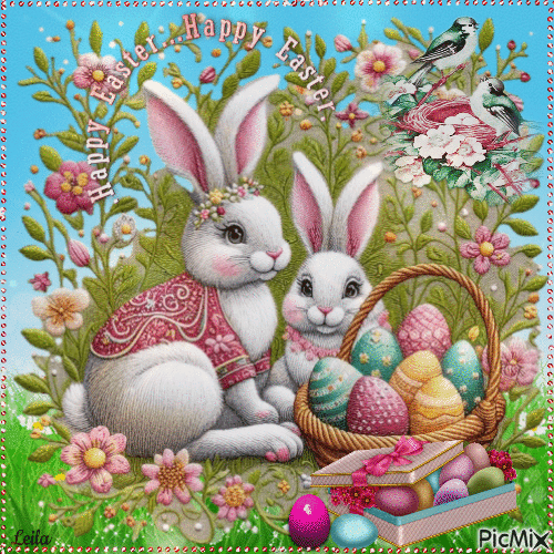 Happy Easter 39 - Бесплатни анимирани ГИФ
