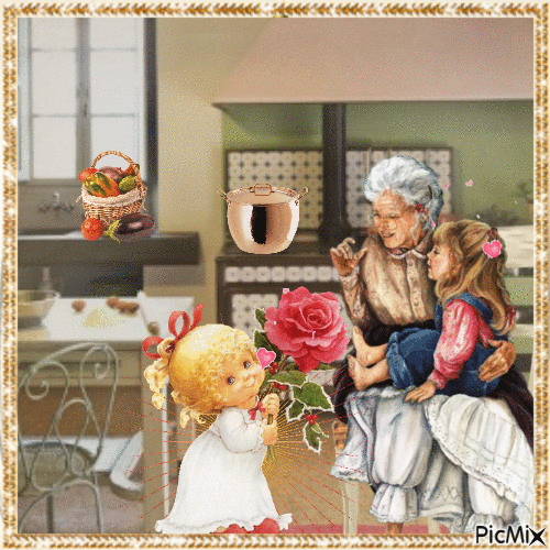 Concours : Chère Grand-mère - 無料のアニメーション GIF
