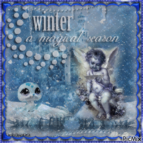 winter a magical season - Zdarma animovaný GIF