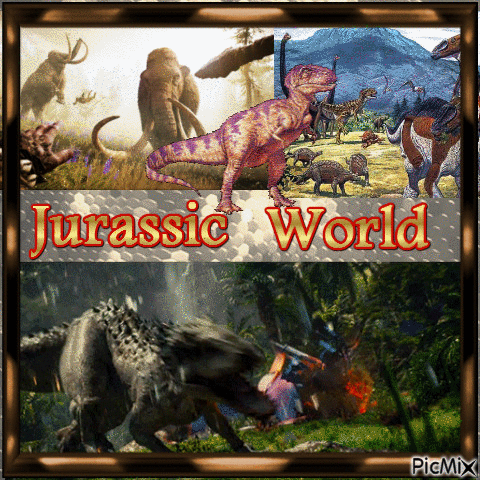 DINOSAURI  Jurassic World - Бесплатный анимированный гифка