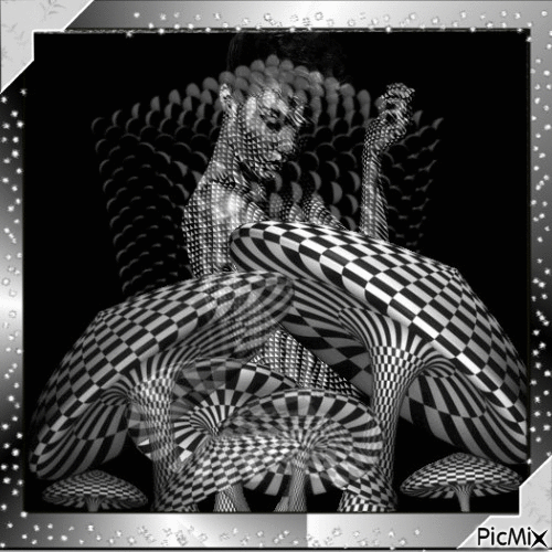noir et blanc - Darmowy animowany GIF