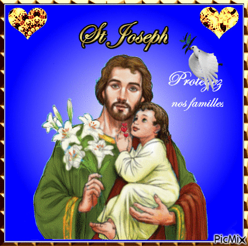 St Joseph - GIF animado grátis