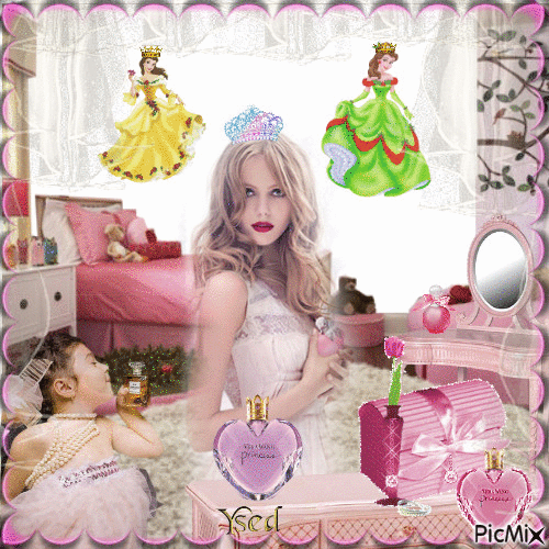 Perfume para la princesa... - GIF animate gratis