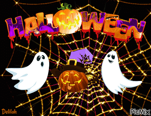 Halloween by Delilah - Darmowy animowany GIF