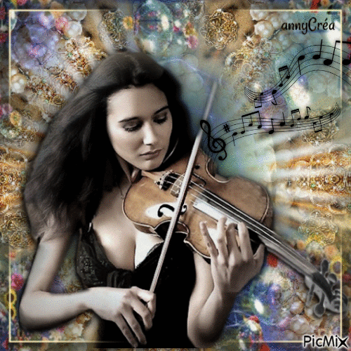 La violoniste - Ingyenes animált GIF
