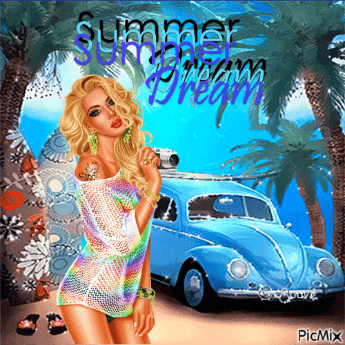 Summer Dream - GIF animé gratuit