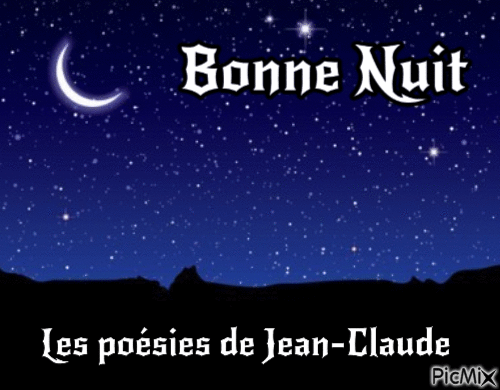 Bonne nuit - Zdarma animovaný GIF